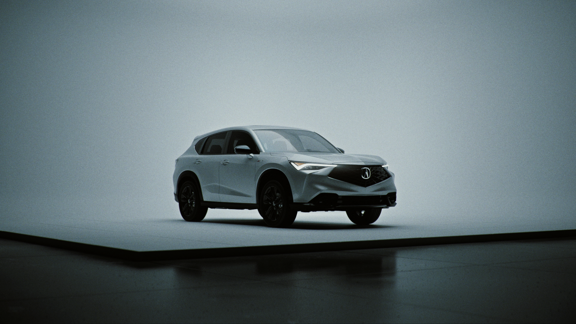 ADX on a grey cyclorama