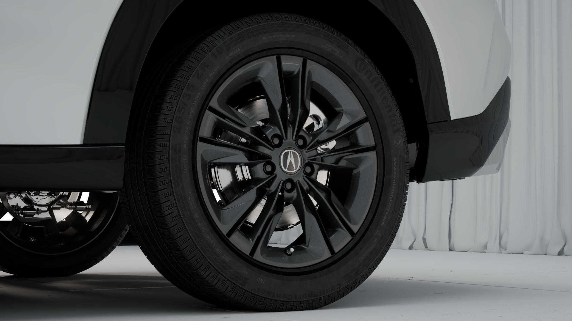 Wheel chrome and tyre material tests