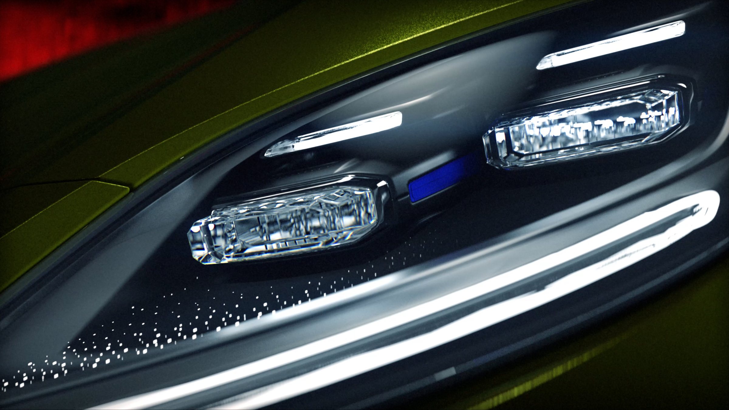 Headlight close-up