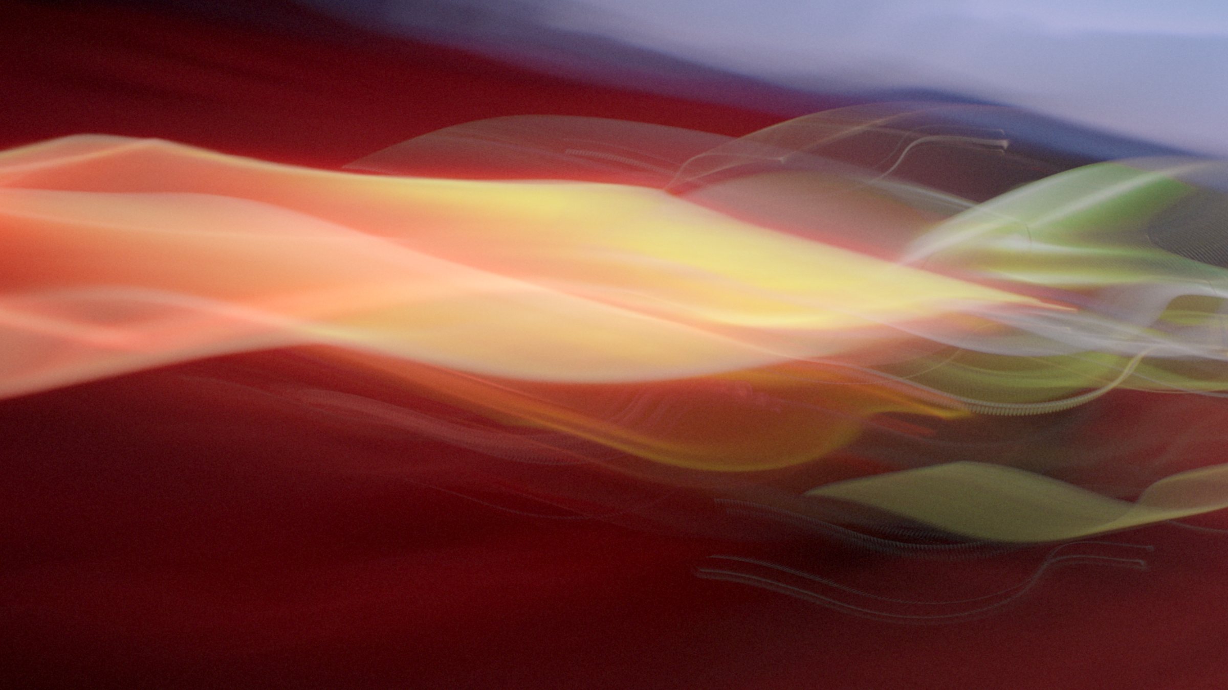 Light-trail abstraction, second frame