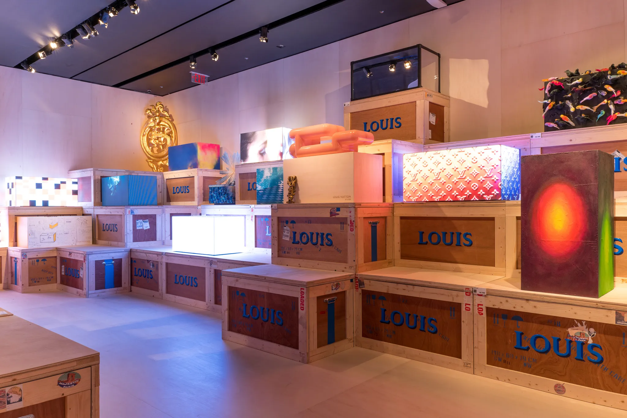 Inside the Fifth Avenue installation