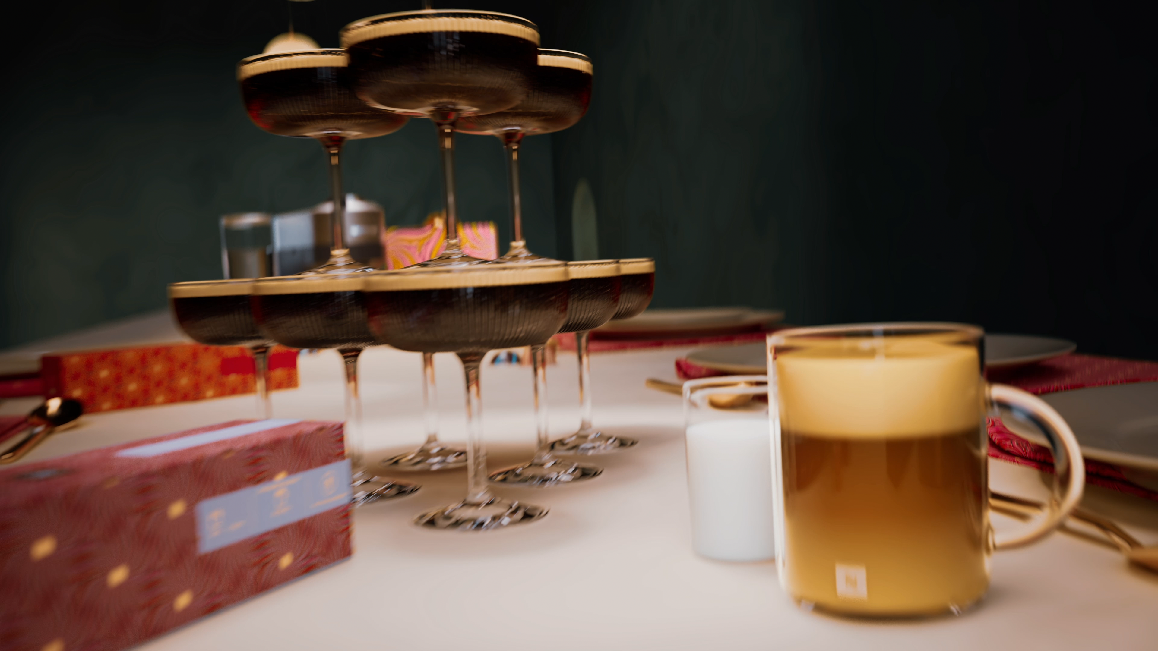 Espresso martini tower
