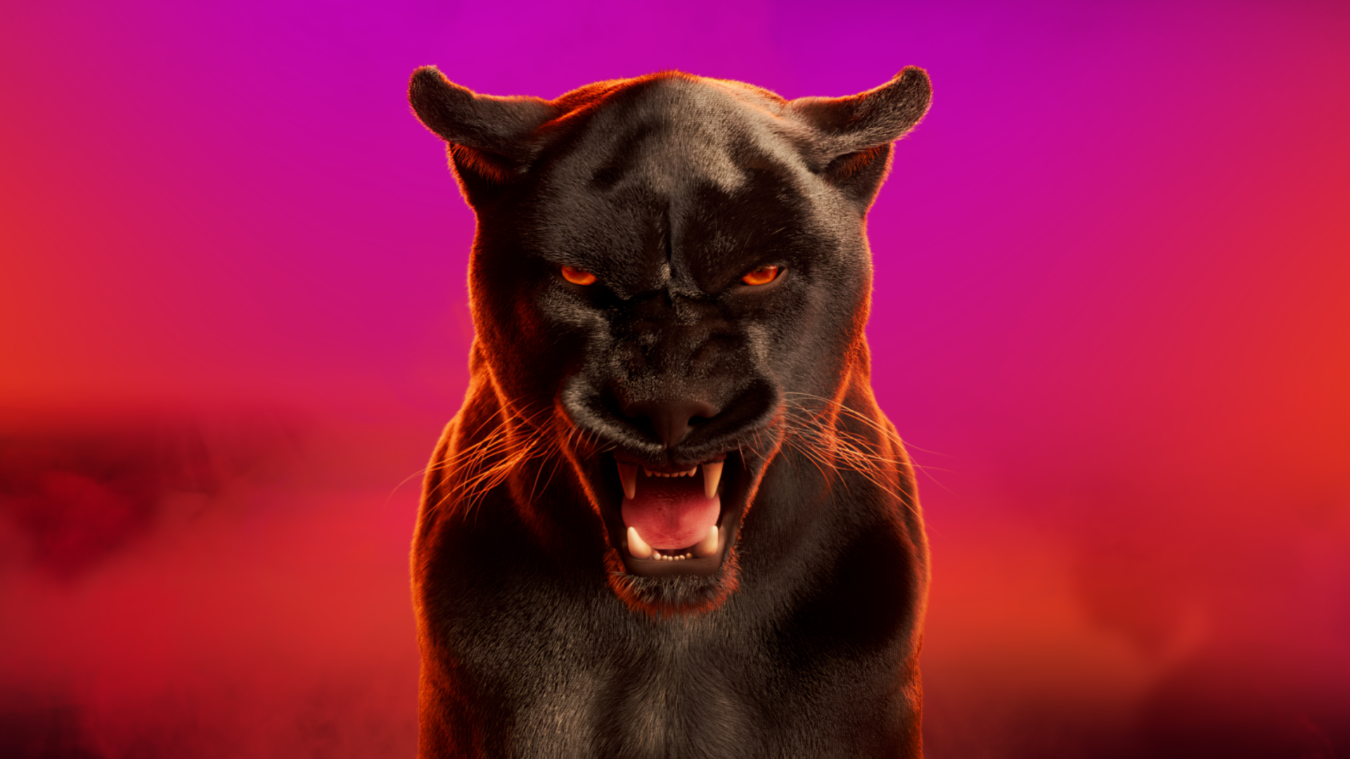 Panther between PUMA logos, Sphere styleframe
