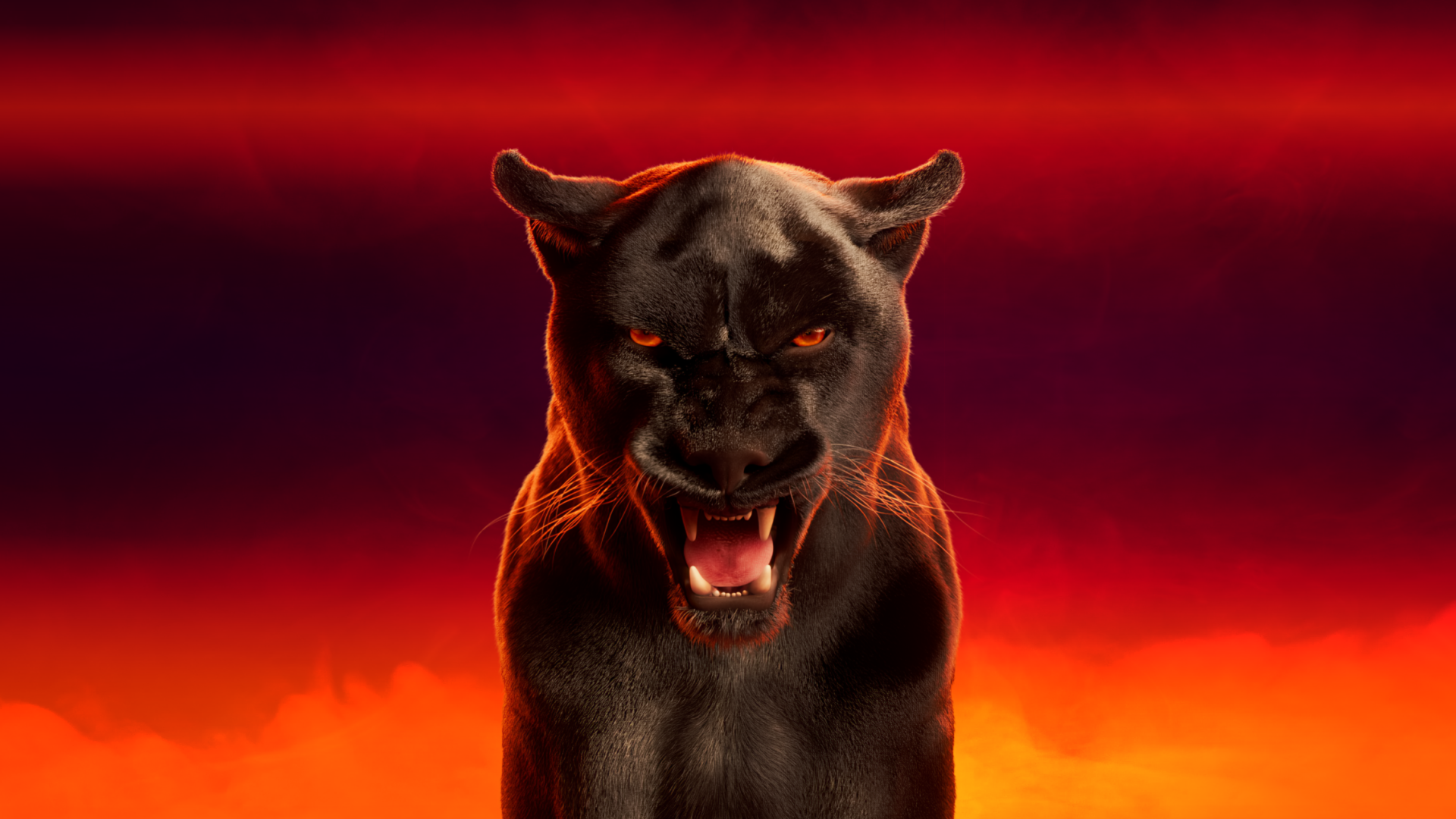 Panther snarl