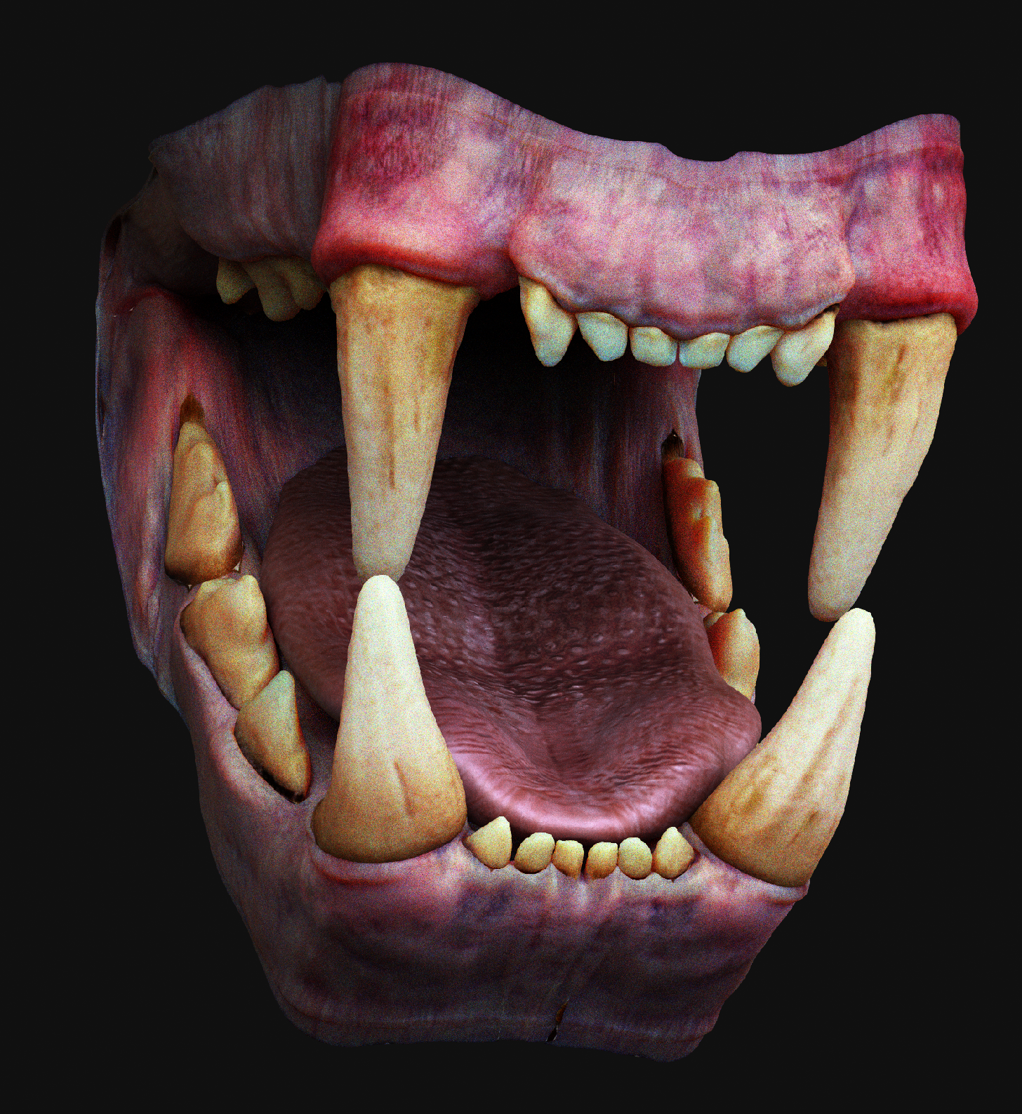 Teeth detail render